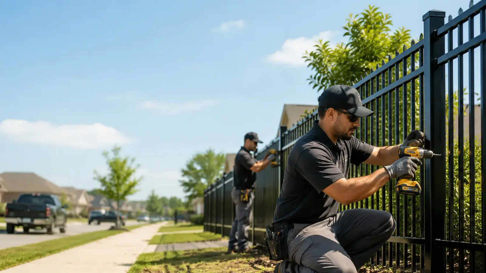 Metal Fence Installation in Central, SC